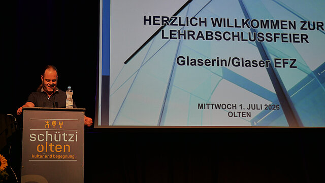 Diplomfeier Glaser/in EFZ 2026 des Schweizerischen Flachglasverbands SFV